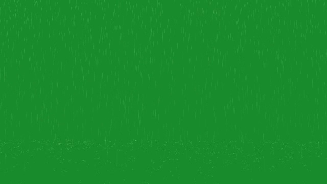 暴雨绿屏循环2视频素材