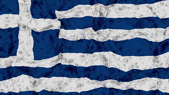 希腊的国旗视频素材