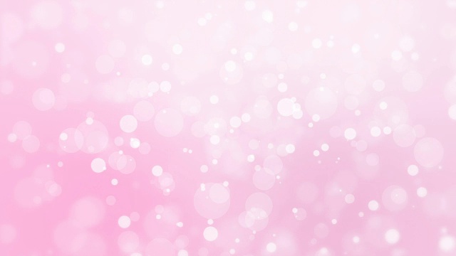 浪漫的淡粉色散景背景视频素材