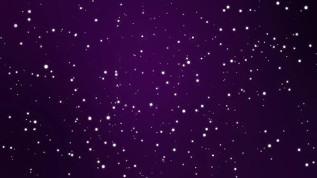 紫色夜空背景与动画星星视频素材