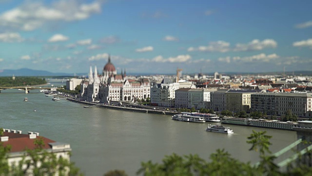 布达佩斯佩斯河畔和国会大厦视频购买