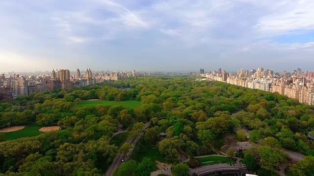 纽约中央公园/空中视频素材