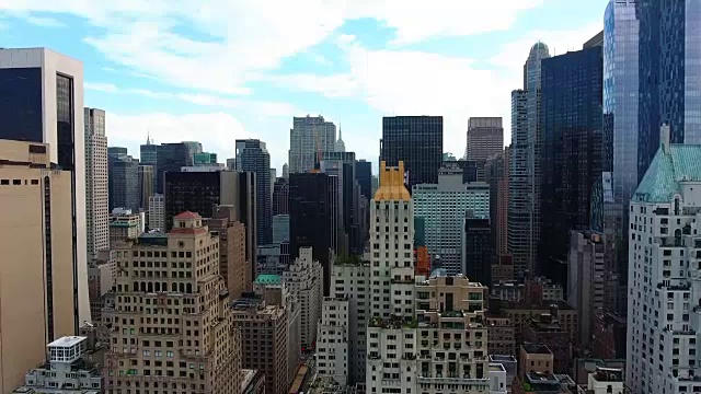 曼哈顿，纽约/空中视频下载