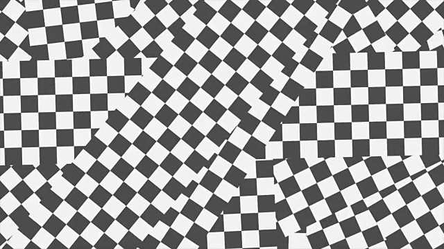 黑白方格几何抽象视频动画视频素材