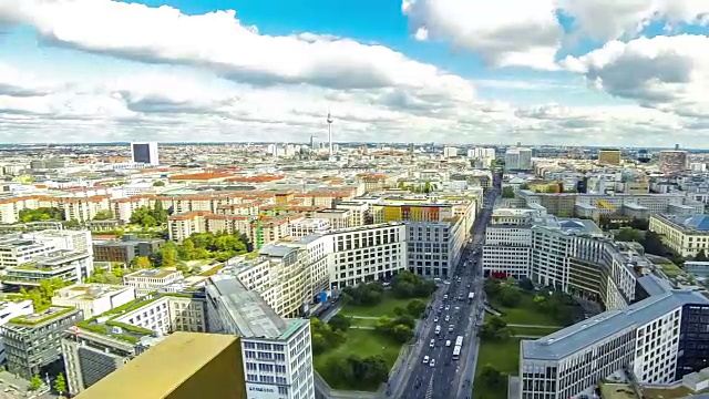 德国柏林中心鸟瞰图视频下载