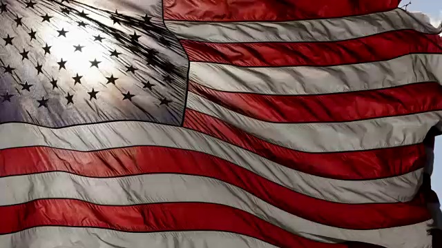 美国国旗视频素材