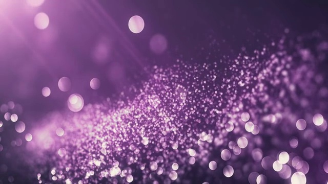 4k美丽的散景和光束(紫色)-环视频素材