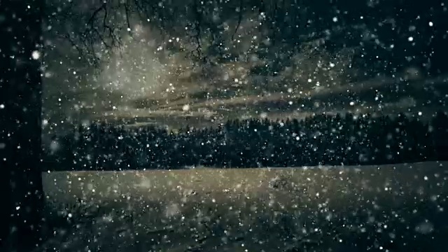 雪Loopable视频素材
