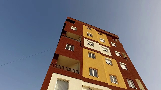 新公寓建筑外观视频素材
