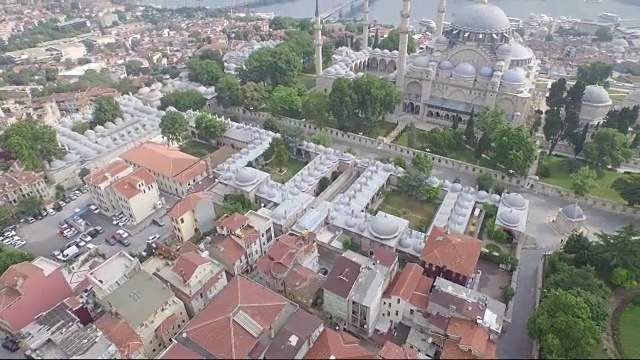 土耳其伊斯坦布尔鸟瞰图。2015年7月21日视频素材