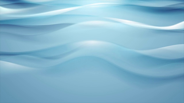 蓝色抽象波浪视频动画视频下载