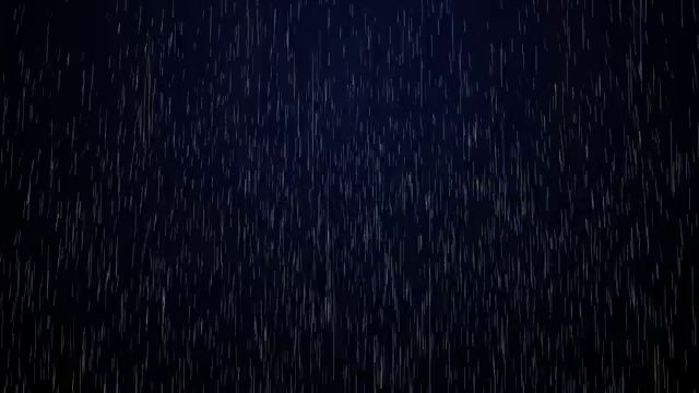 下落雨滴的连续镜头动画实时在黑色视频素材