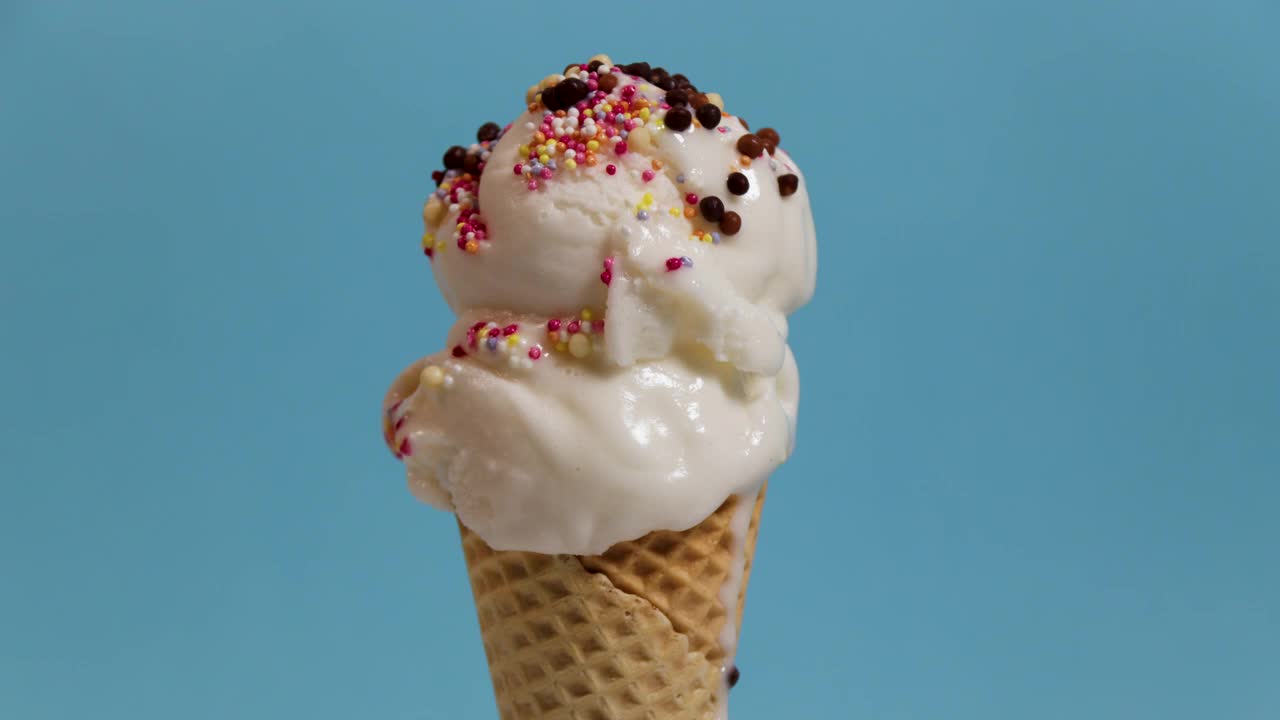 冰淇淋融化的时间视频下载