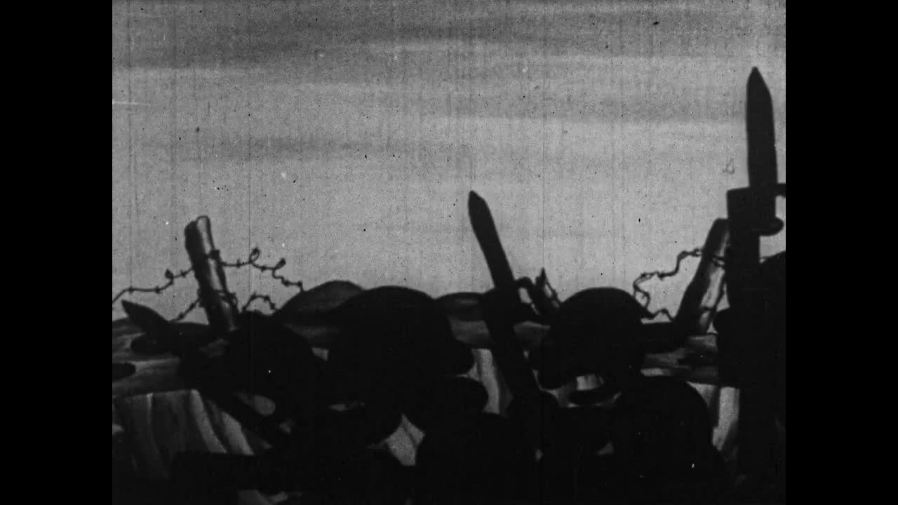 第一次世界大战堑壕战视频素材