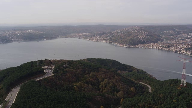 土耳其伊斯坦布尔鸟瞰图。视频素材