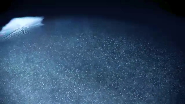 圣诞雪花球雪花冻结视频素材