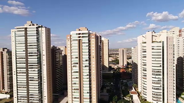 Ribeirao Preto城市鸟瞰图，圣保罗，巴西视频素材