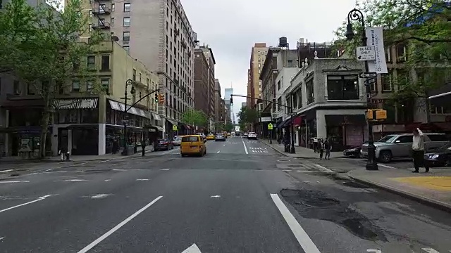 自行车视频:在纽约的街道上视频素材