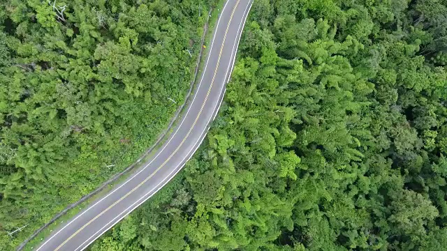 无人机:空中公路之旅视频素材