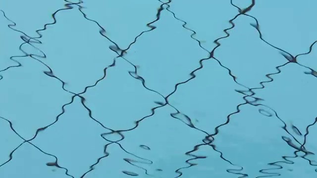 游泳池水面的抽象背景视频素材