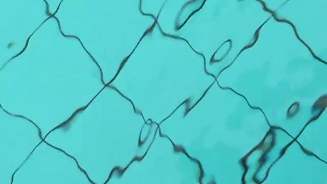 游泳池水面的抽象背景视频素材