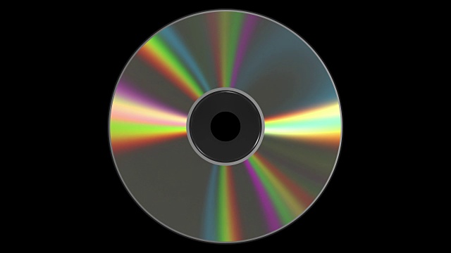 4 k。彩虹CD DVD磁盘。循环。α无光。视频下载