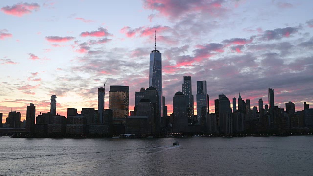 纽约下曼哈顿日出时的4K视频视频素材