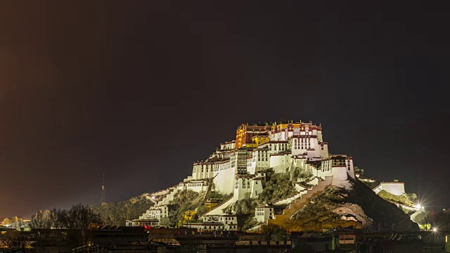 布达拉宫,西藏视频素材