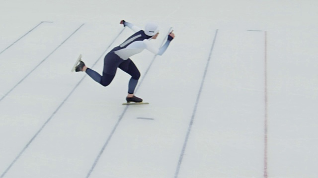 Slowmo的速滑选手比赛视频下载