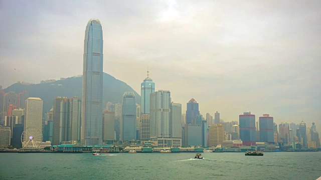 时间流逝，香港，4K视频素材
