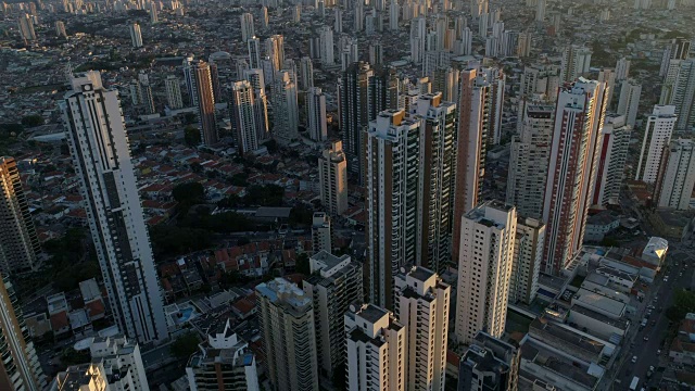 巴西圣保罗鸟瞰图视频素材