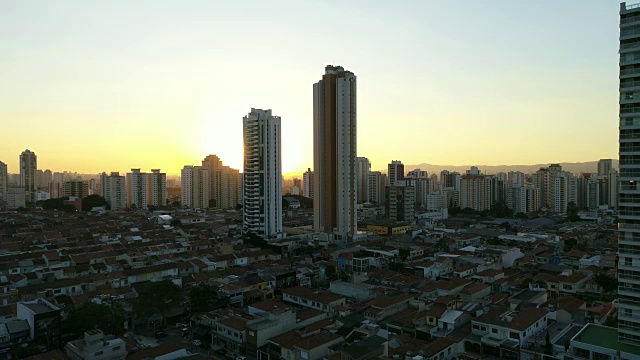 巴西圣保罗鸟瞰图视频下载