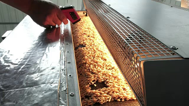 小麦收获过程视频素材