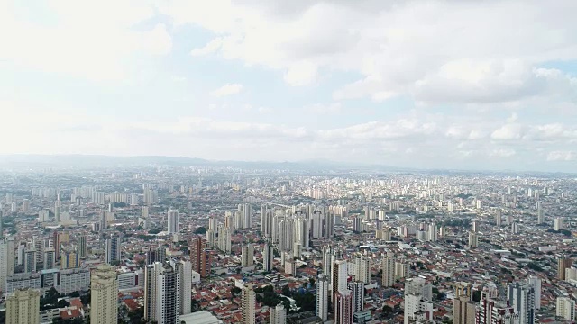 巴西圣保罗鸟瞰图视频素材