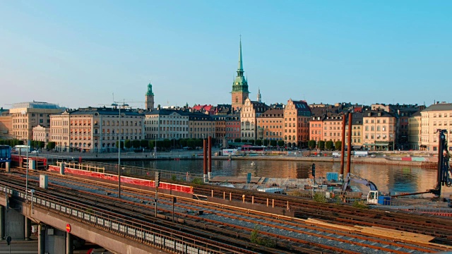 斯德哥尔摩城市景观视频下载