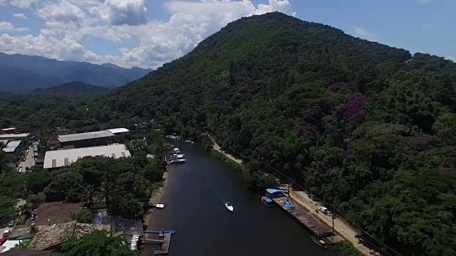 巴西热带雨林鸟瞰图视频素材
