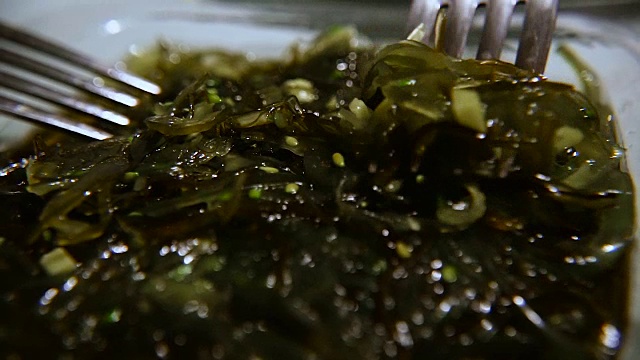沙拉从海藻。查克·沙拉视频下载