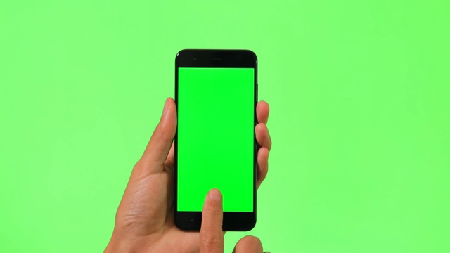 绿色屏幕手机视频素材