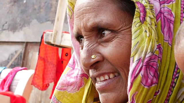 印度女性肖像视频素材