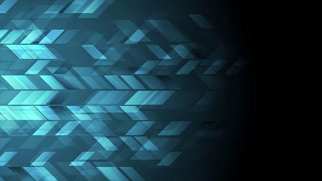 深蓝技术几何视频动画视频素材