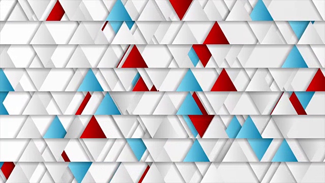 三角形几何技术抽象视频动画视频素材