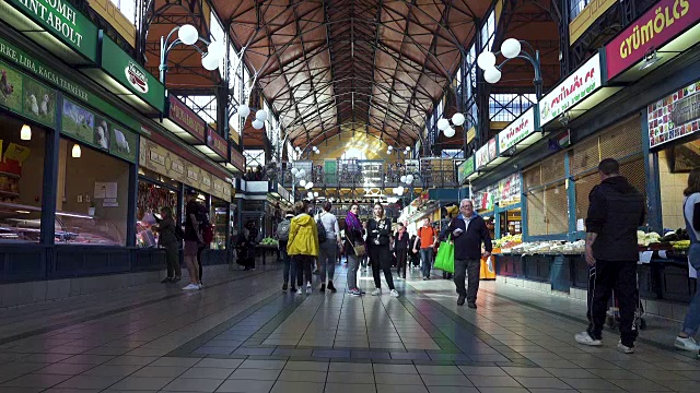 布达佩斯中心市场视频下载