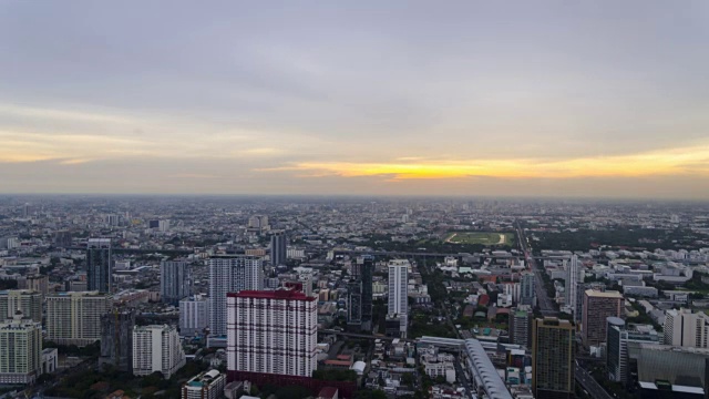 曼谷城市间隔拍摄视频素材