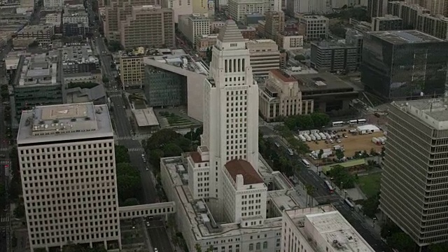 城市建筑的高角度视角视频素材