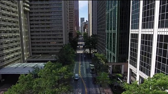 建筑物之间的亚特兰大市区视频下载