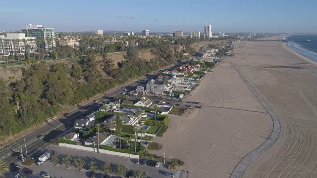 洛杉矶圣塔莫尼卡海滩视频素材
