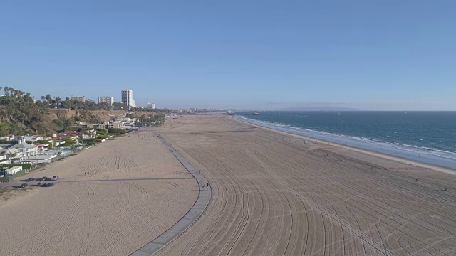 洛杉矶圣塔莫尼卡海滩视频素材