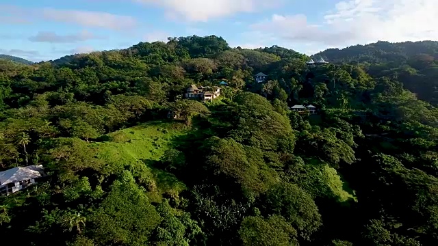 空中-斐济天堂视频素材