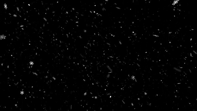 4 k Loopable降雪视频素材