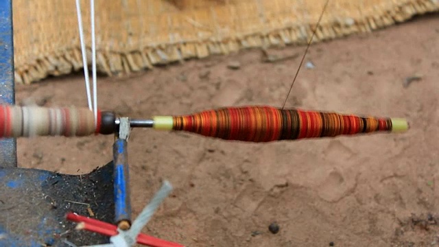 泰国丝织工艺视频素材